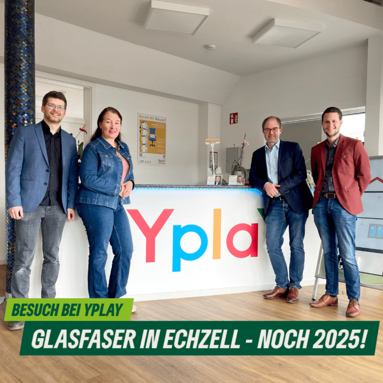 Besuch bei YPlay: Glasfaser in Echzell noch in 2025!